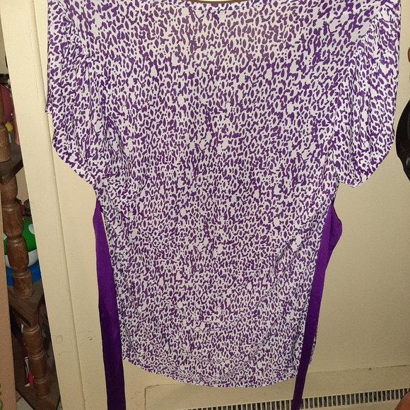 George Purle Blouse with ties. Size XL - Picture 4 of 4